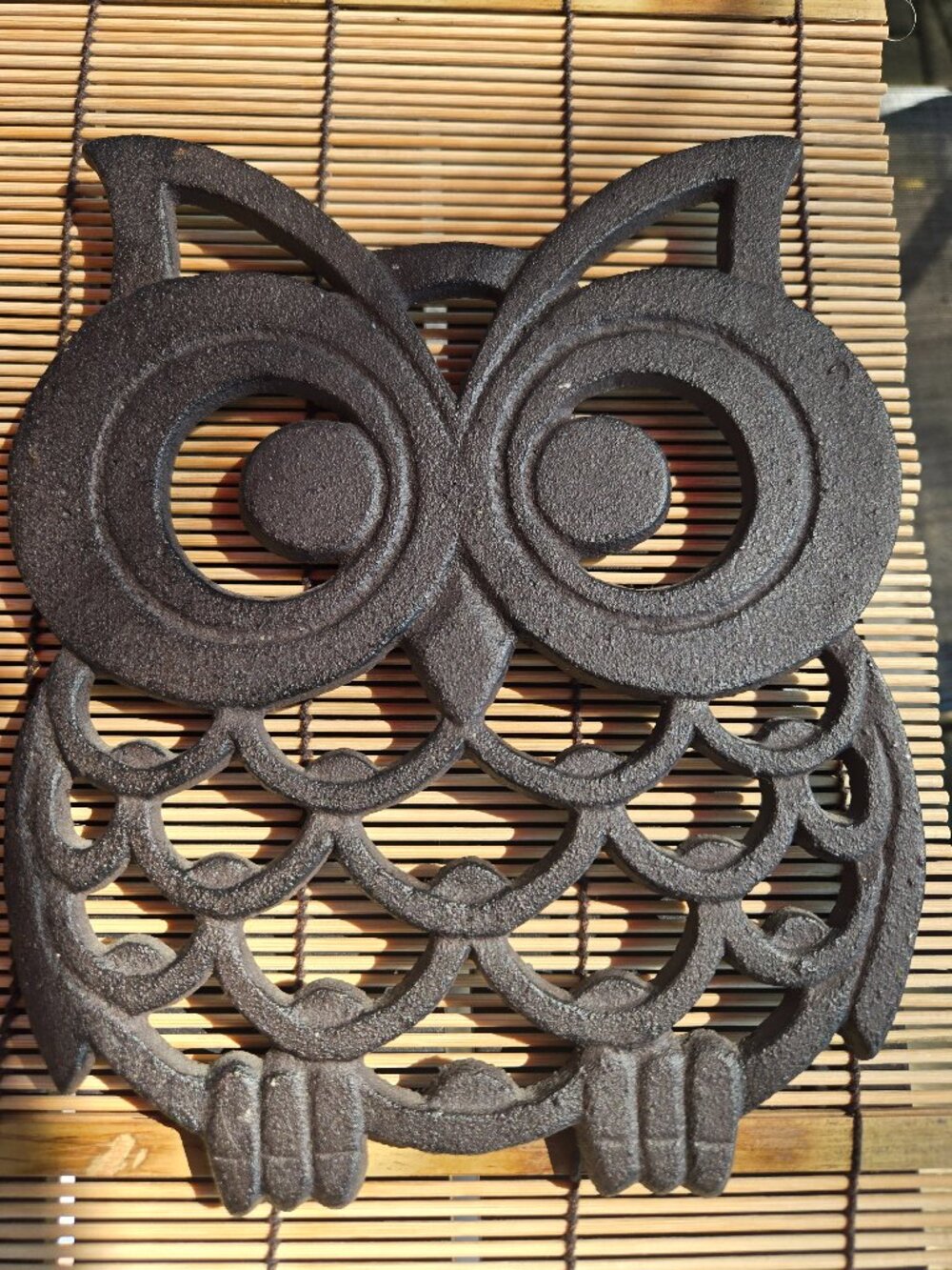 Cast Iron Owl Trivet